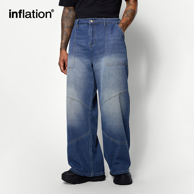 INF 3D Wide-Leg Jeans