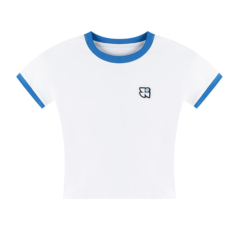 OWOX Color Matching Short Logo Slim and Thin Tee