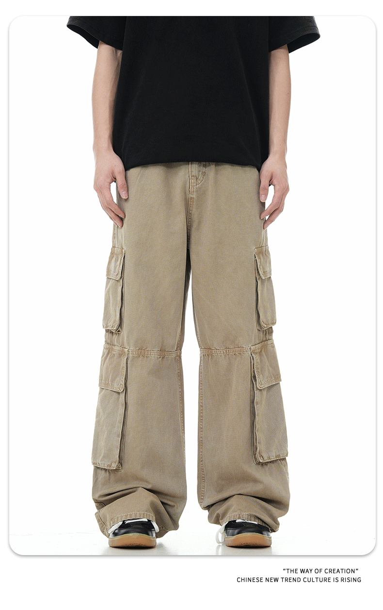 11KN sense retro multi-pocket Pants