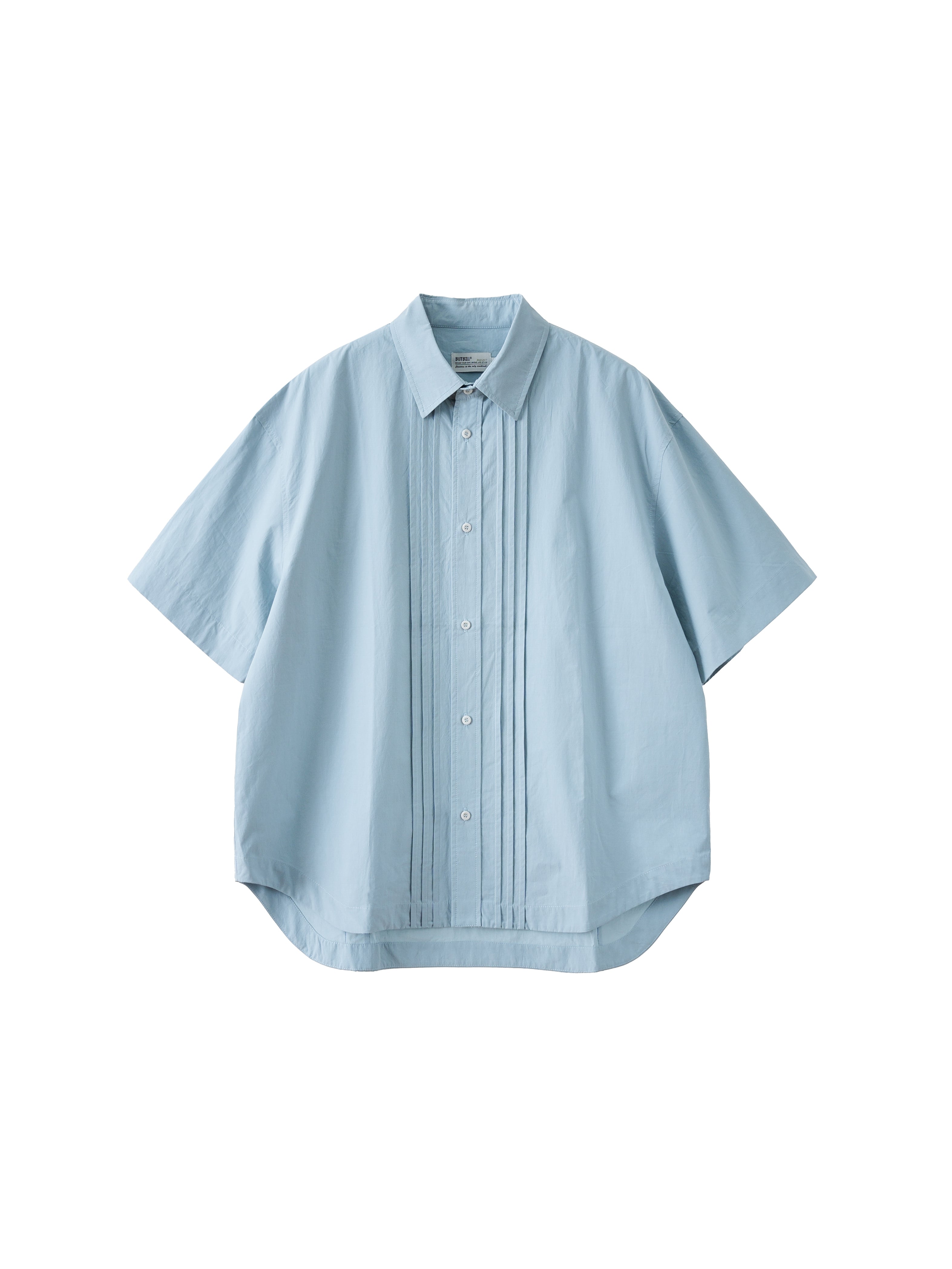 BUTTBILL Commuter Japanese organ pleated cotton Shirt