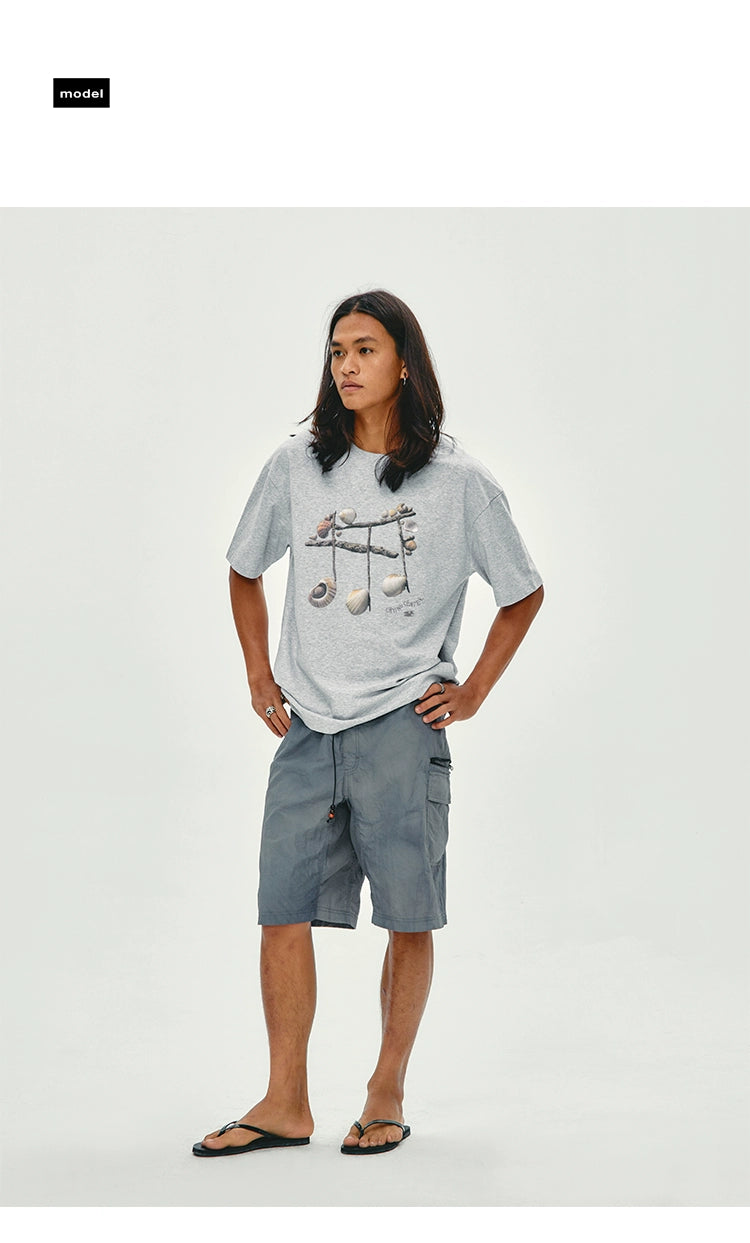 CryingCenter Solona Cool Shell Music Note Tee