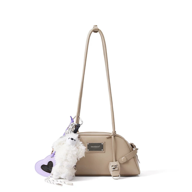 SmoSmos Original Design Bowling Leather Bag