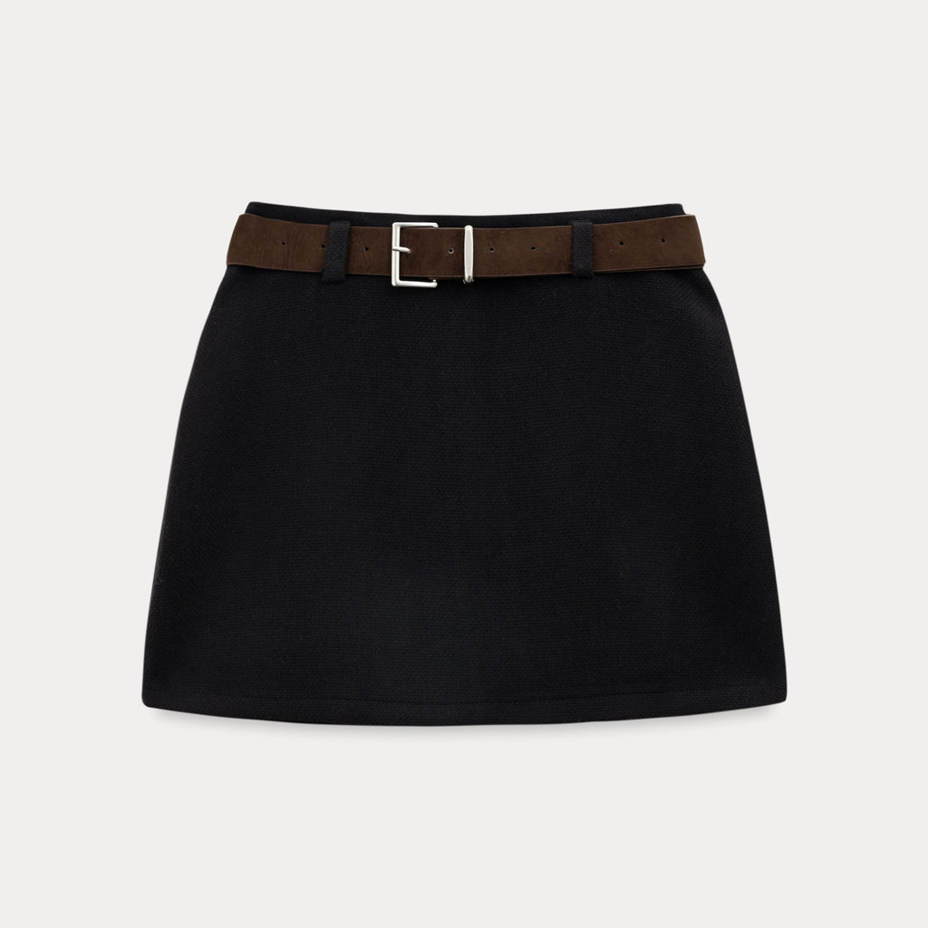 EGGKA Simple High-end Temperament Casual Skirt