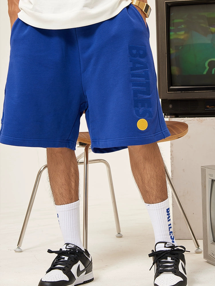 Battles Terry Embroidered Sports Shorts