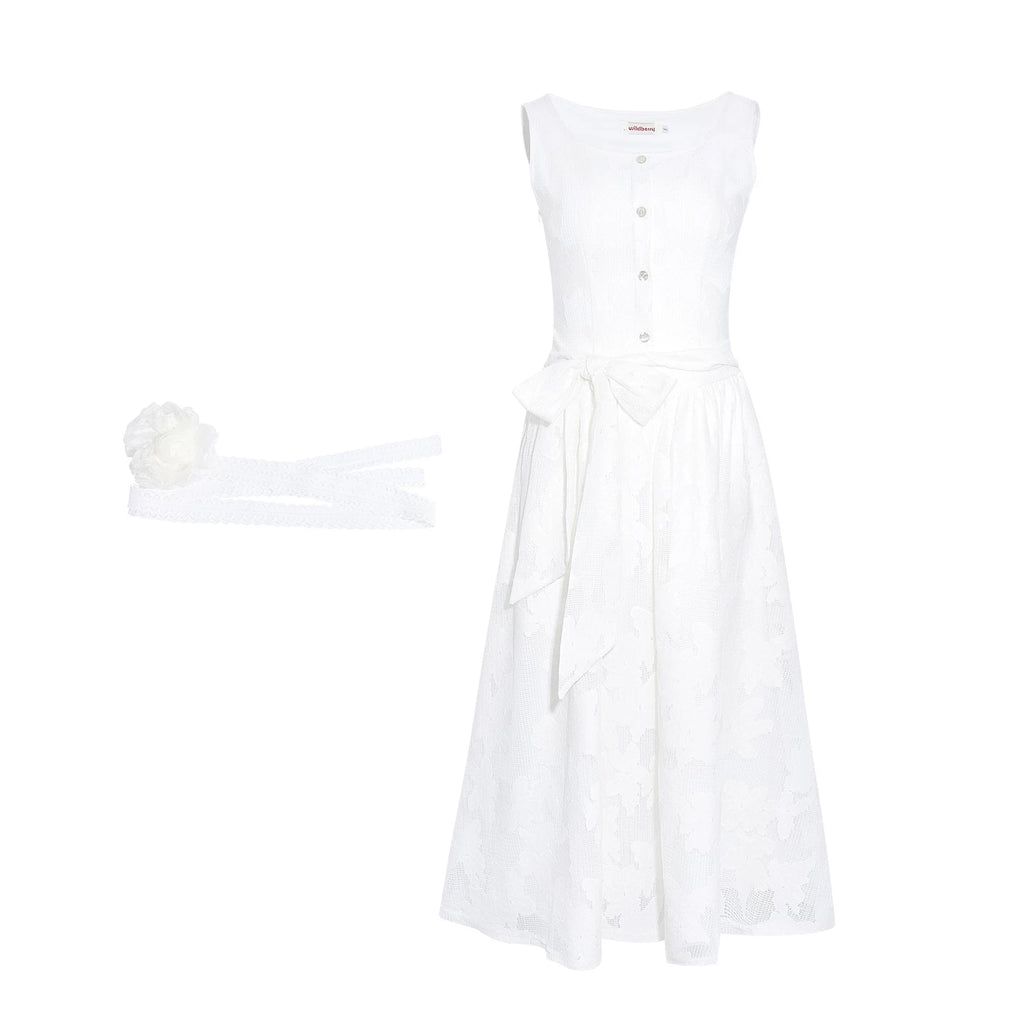 Wildberry Temperament Vest Dress