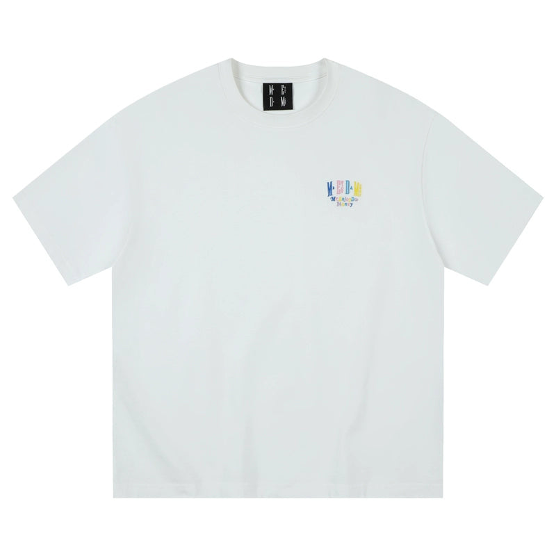 MEDM Letter Embroidery Loose Tee