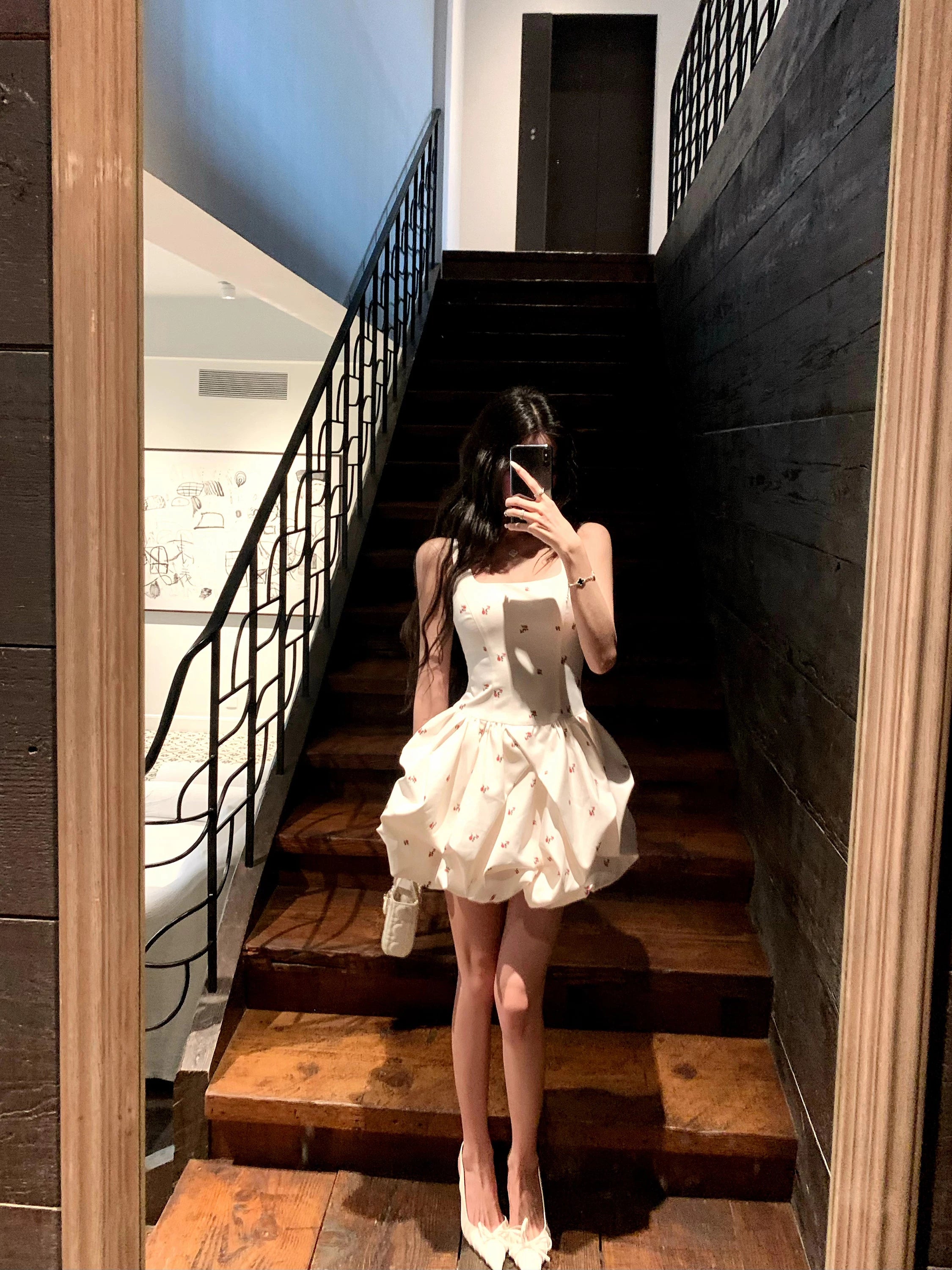 Barb Chill Waist Suspender Dress