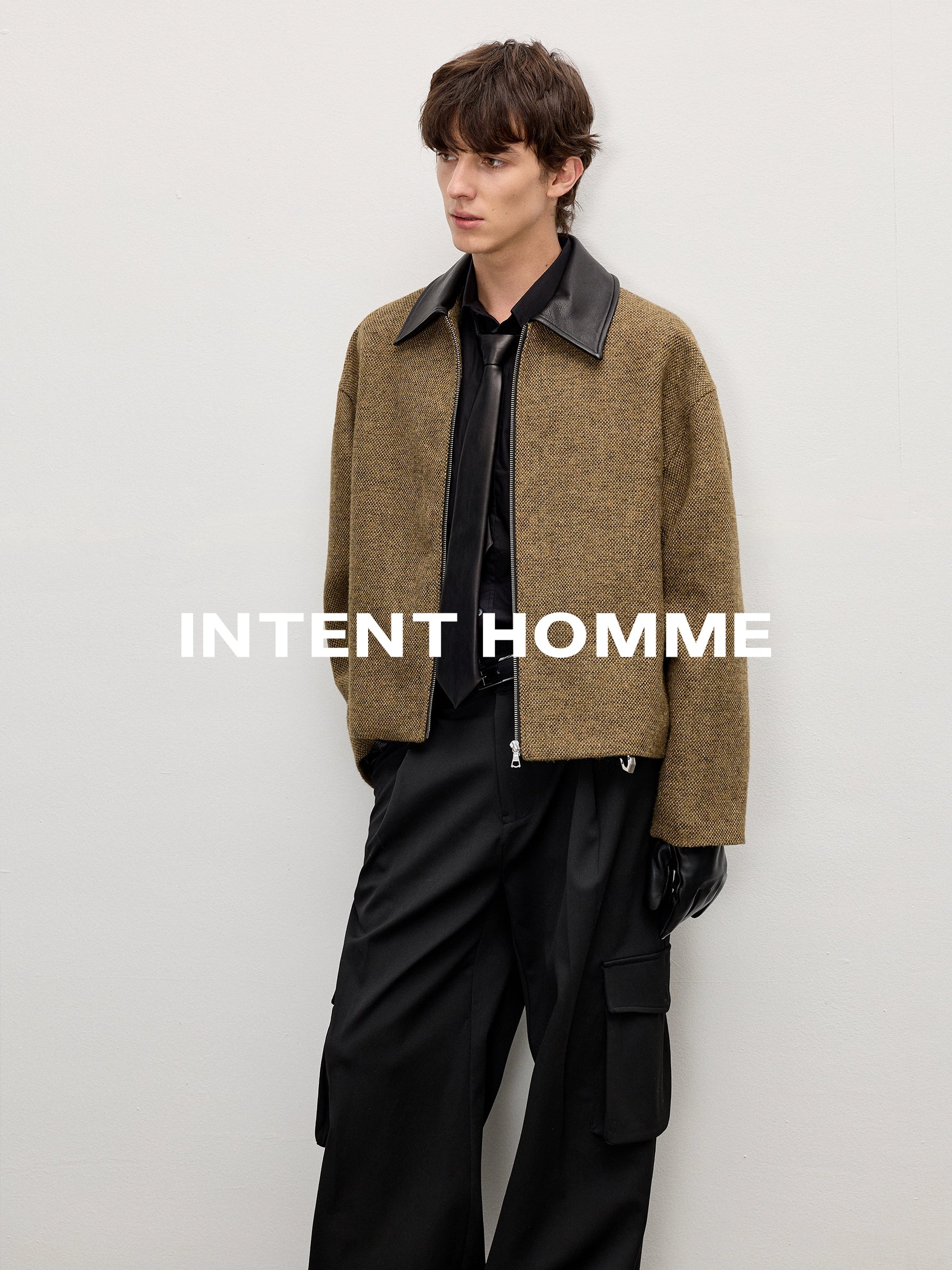 INTENT Vintage Lapel Tweed Jacket