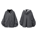 RELABEL Double-sided Spliced Sweater Jacket