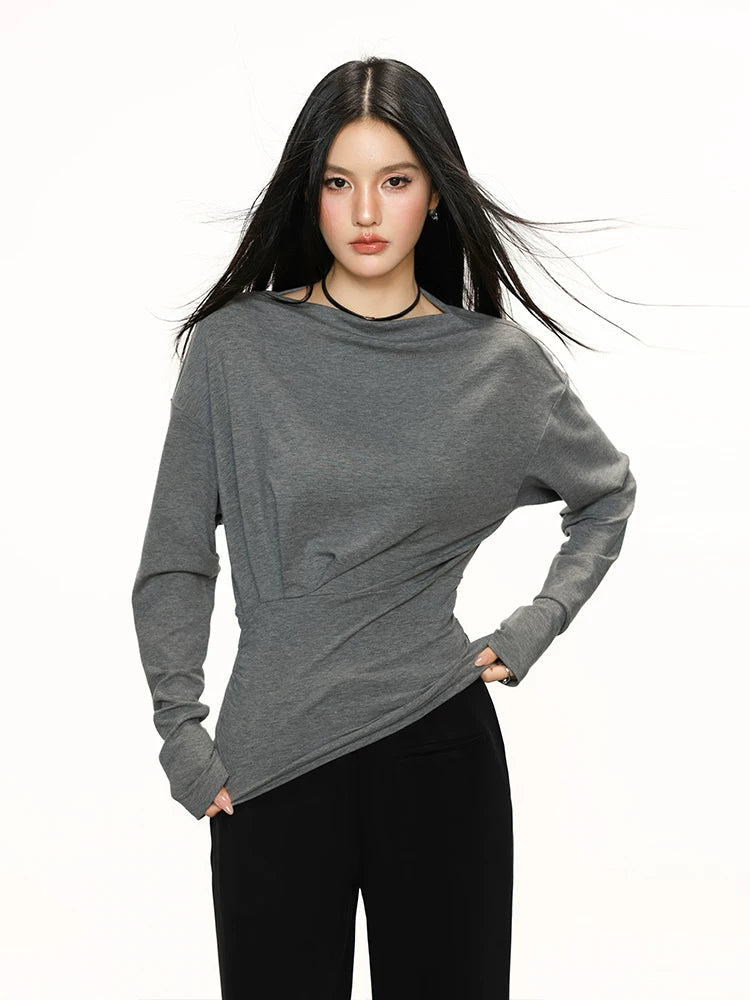 Cherry Melody Waist Thin Senior Feeling Base Long Sleeve (Clearance)