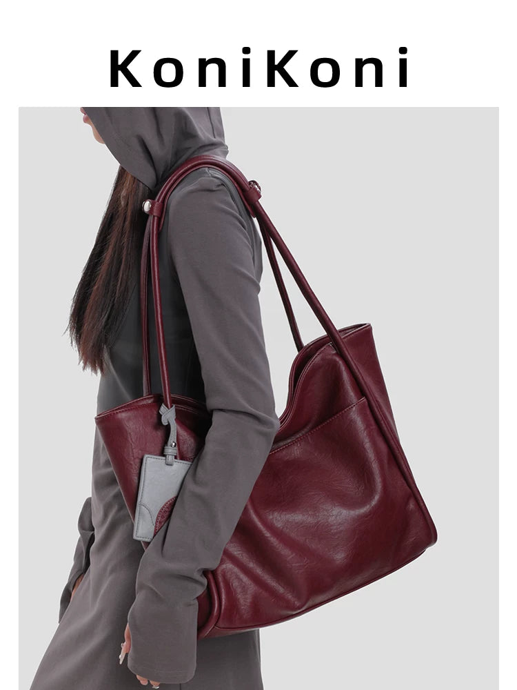 KoniKoni Niche Premium Large Capacity Shoulder Bag