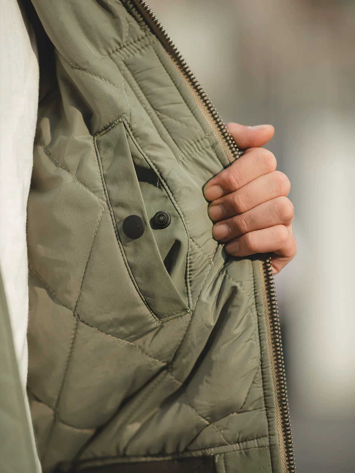 Madden Air MA1 Pilot Army Padded Jacket