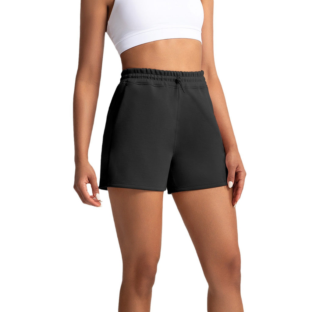 Athena Lulu High Waist Adjustment Buckle Fitness Yoga Shorts