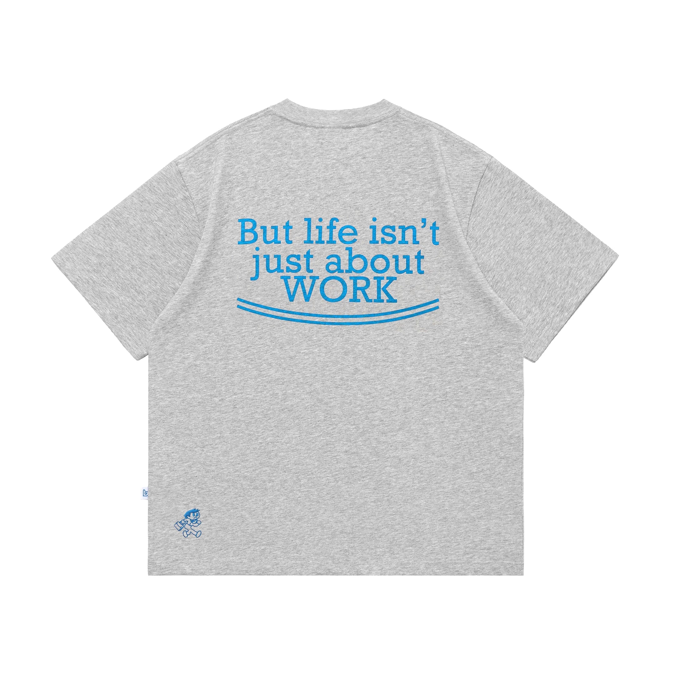 BENT IDEA Letter Print Casual Breathable Tee