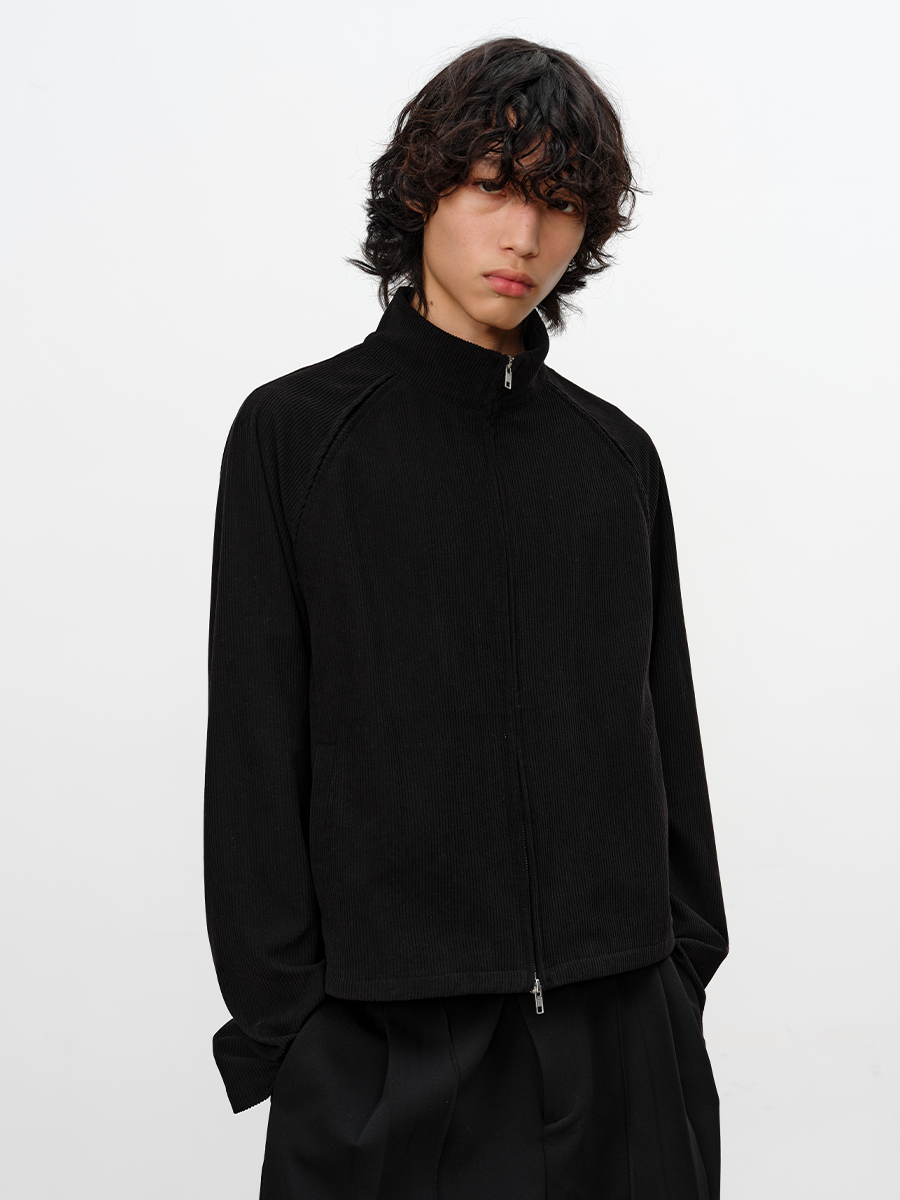 JCAESAR Corduroy Double Zip Jacket