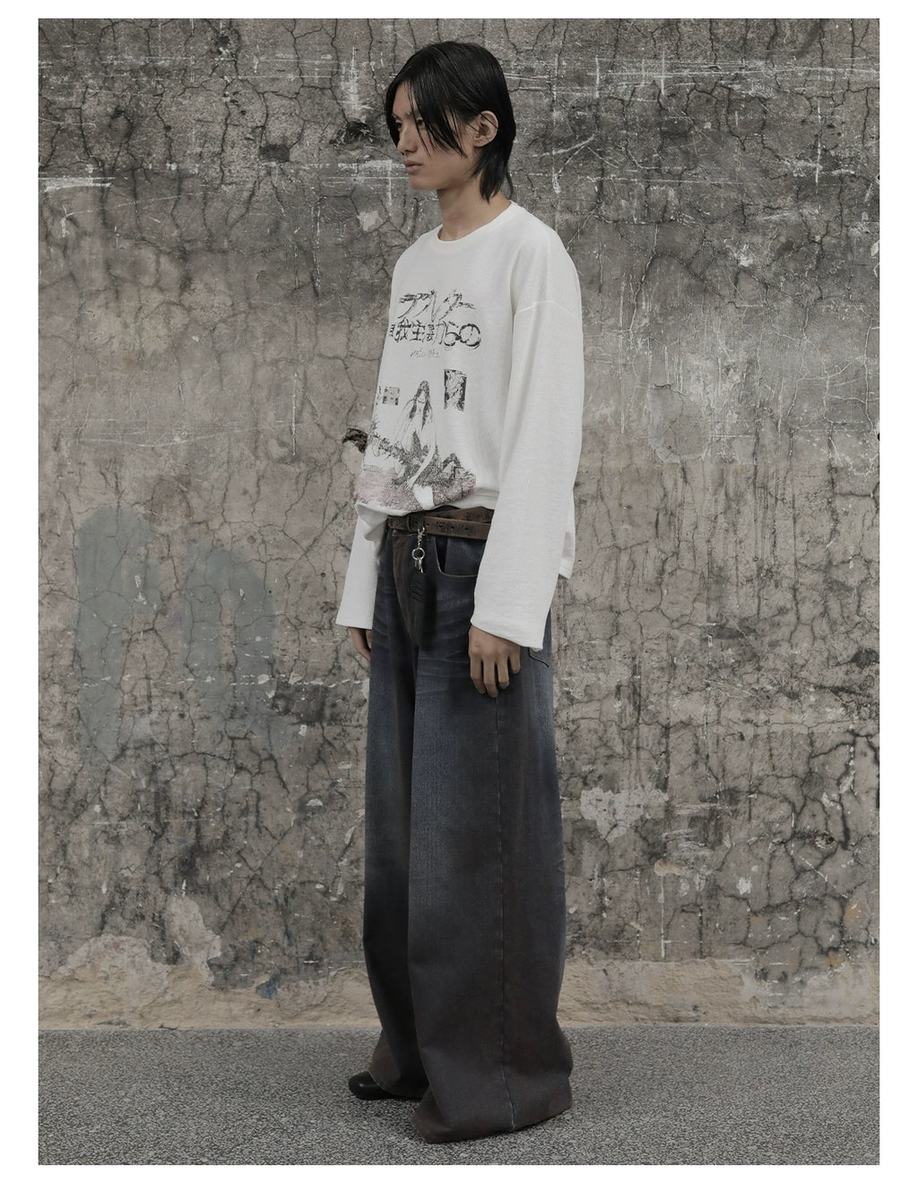 JCAESAR Egoism Waffle Long Sleeve