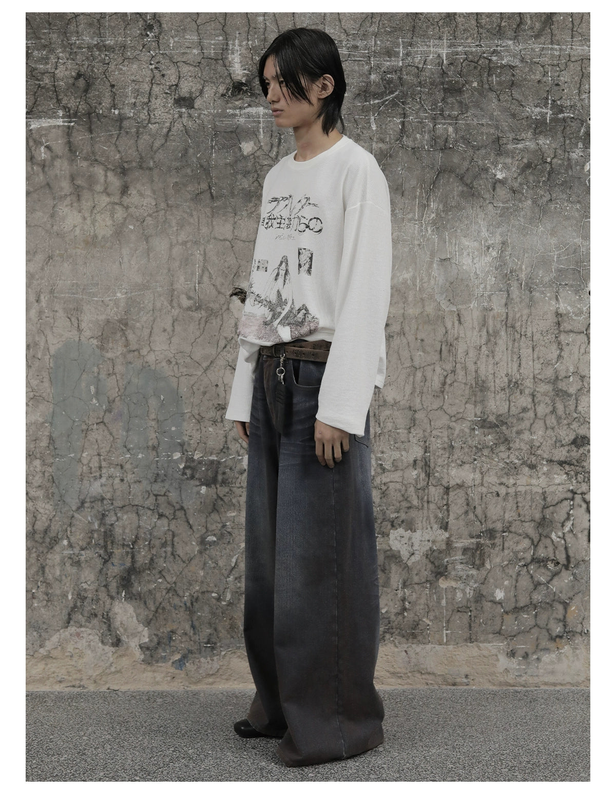 JCAESAR Egoism Waffle Long Sleeve