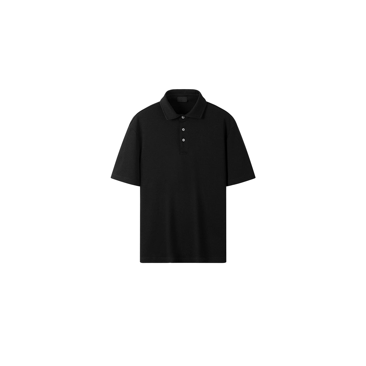 PLUS NO LOGO Casual Button Polo Shirt