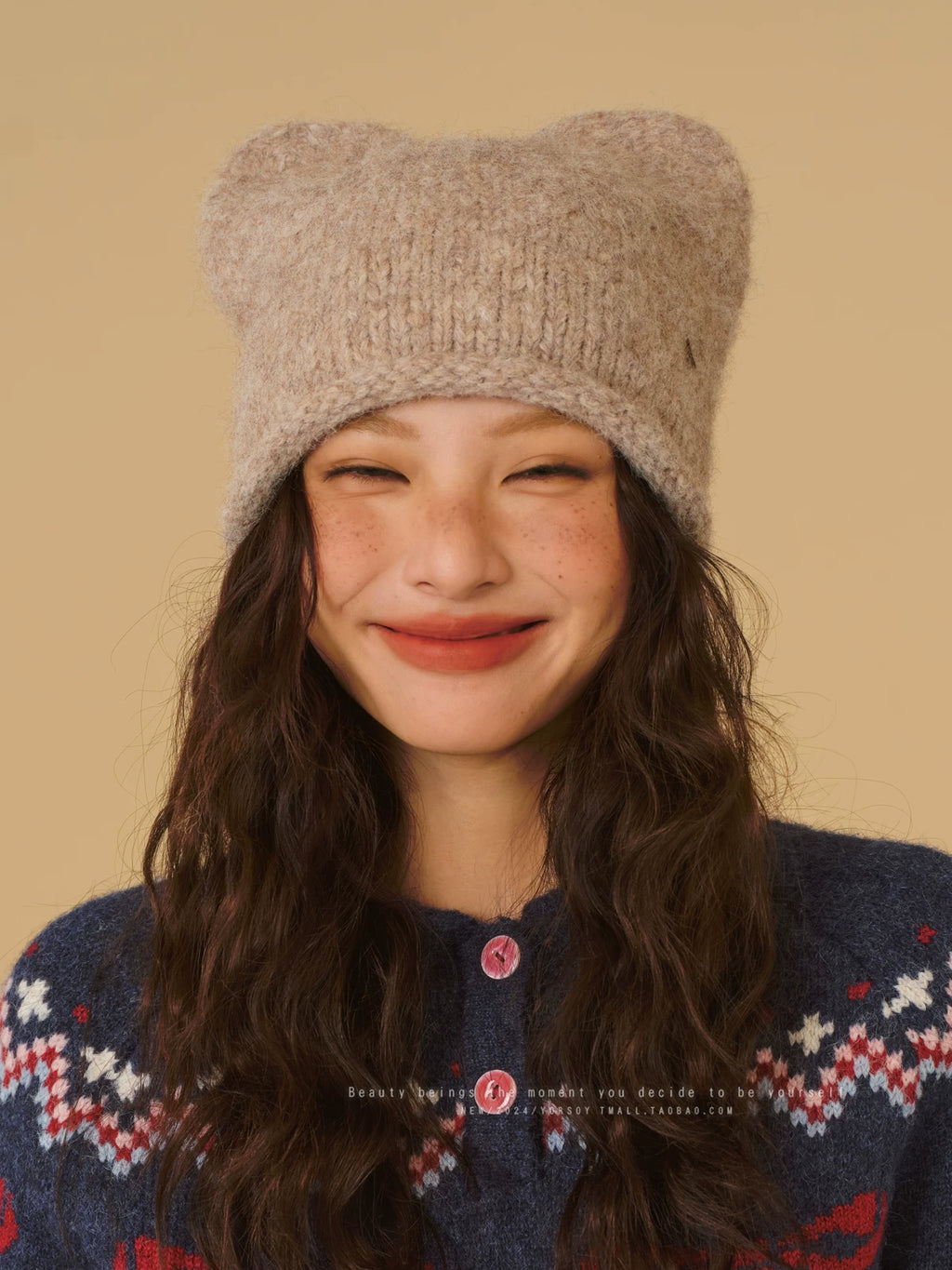 YORSOY Retro Warm Wool Knitted Wool Hat