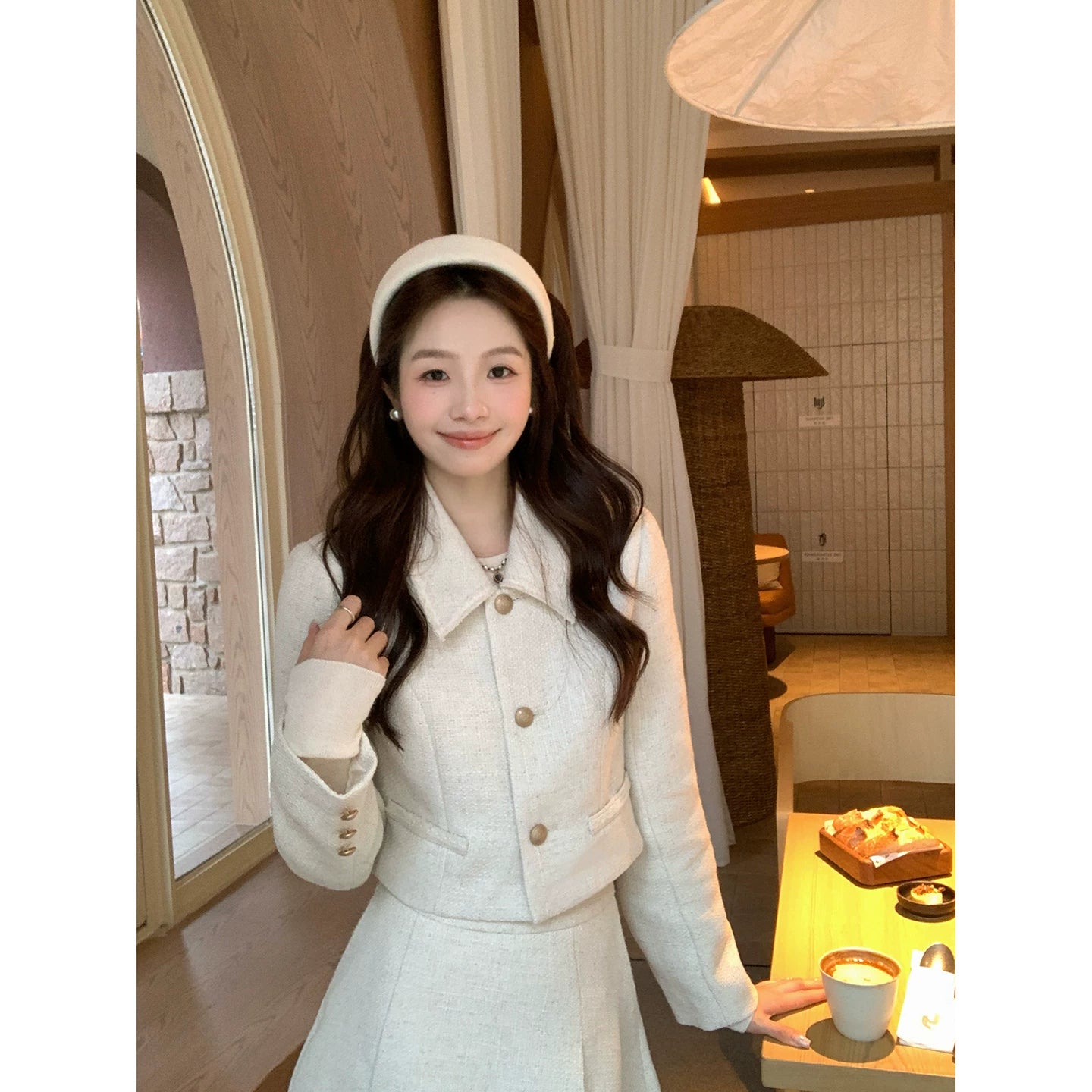 Even Daughter Feeling Small Fragrant Jacket + Skirt