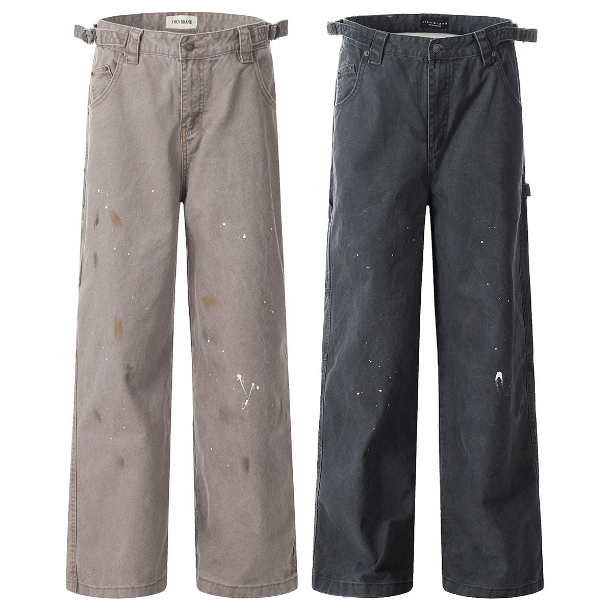 11KN ink splashing graffiti tooling jeans