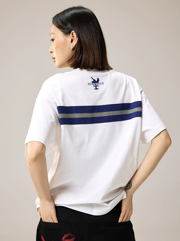 Remedy Guochao Embroidery Loose Tee