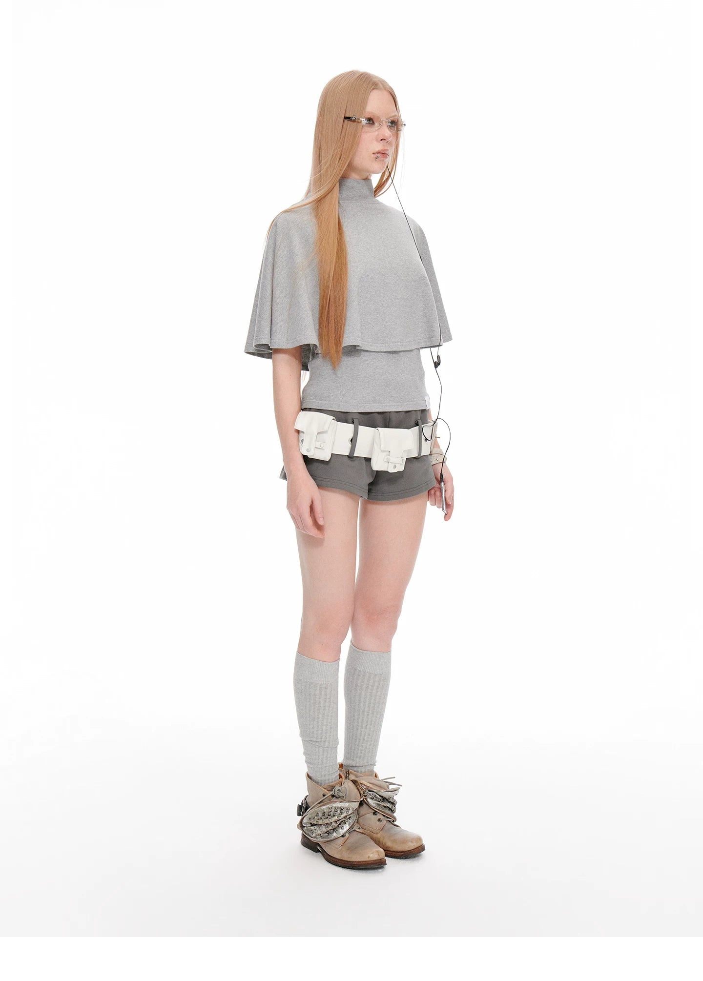 JIKOO High-waisted Slim Shorts