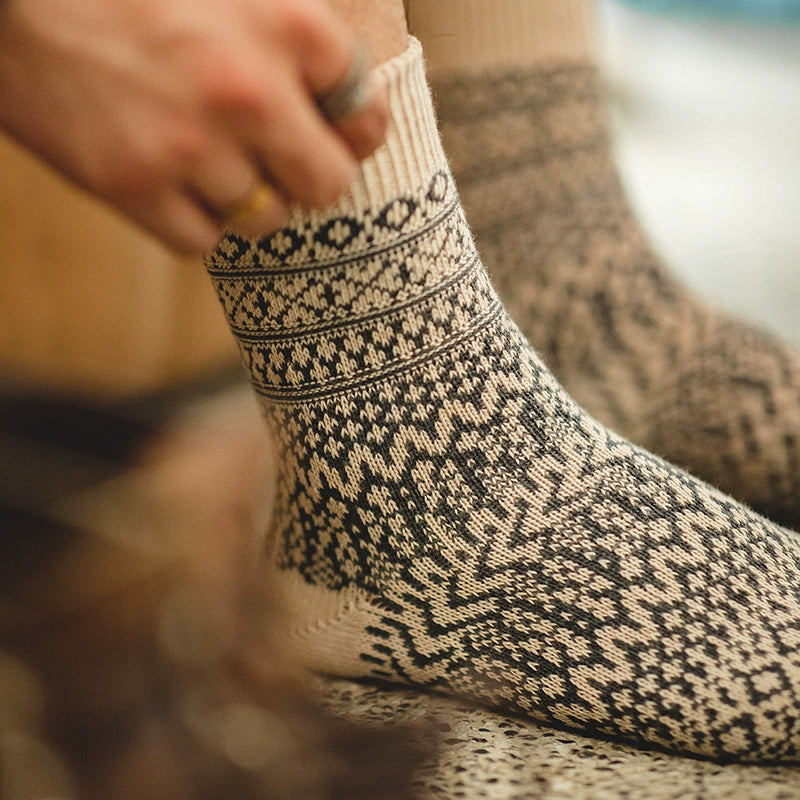 Maden Vintage Knitted Tube Socks