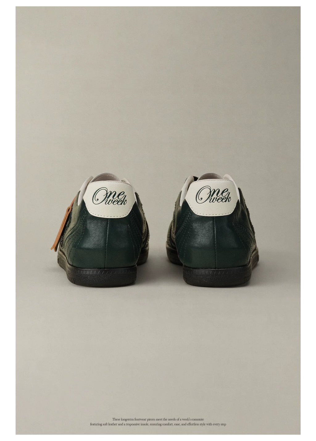 OLDORDER Vintage Thin-soled Round Head Casual Flat Shoes