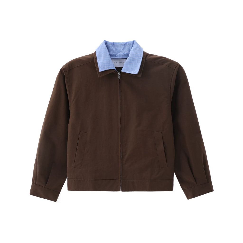 ZOZOFOREST Replacement "Old Money Plaid Splicing Jacket