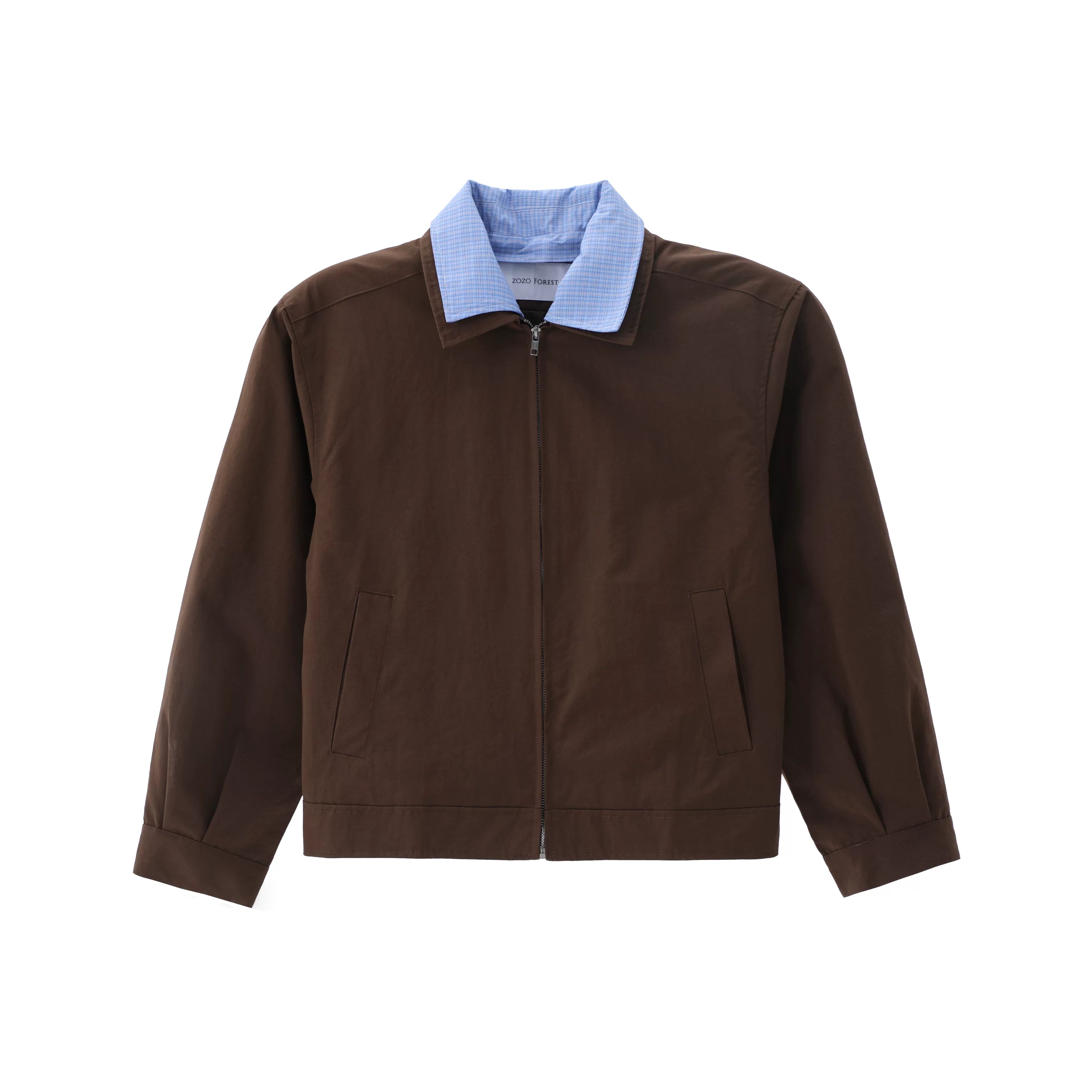 ZOZOFOREST Replacement "Old Money Plaid Splicing Jacket