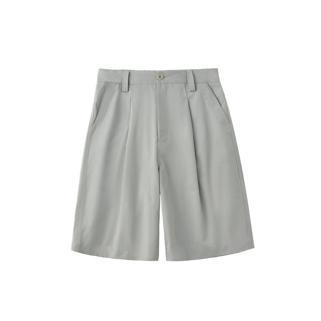 AWT Simple and Crisp Six-point Straight-leg Loose Shorts