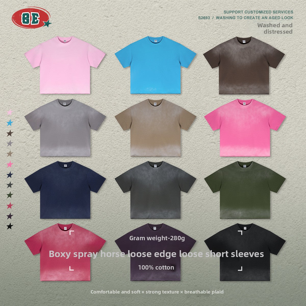 BE Casual Loose and Versatile Tee