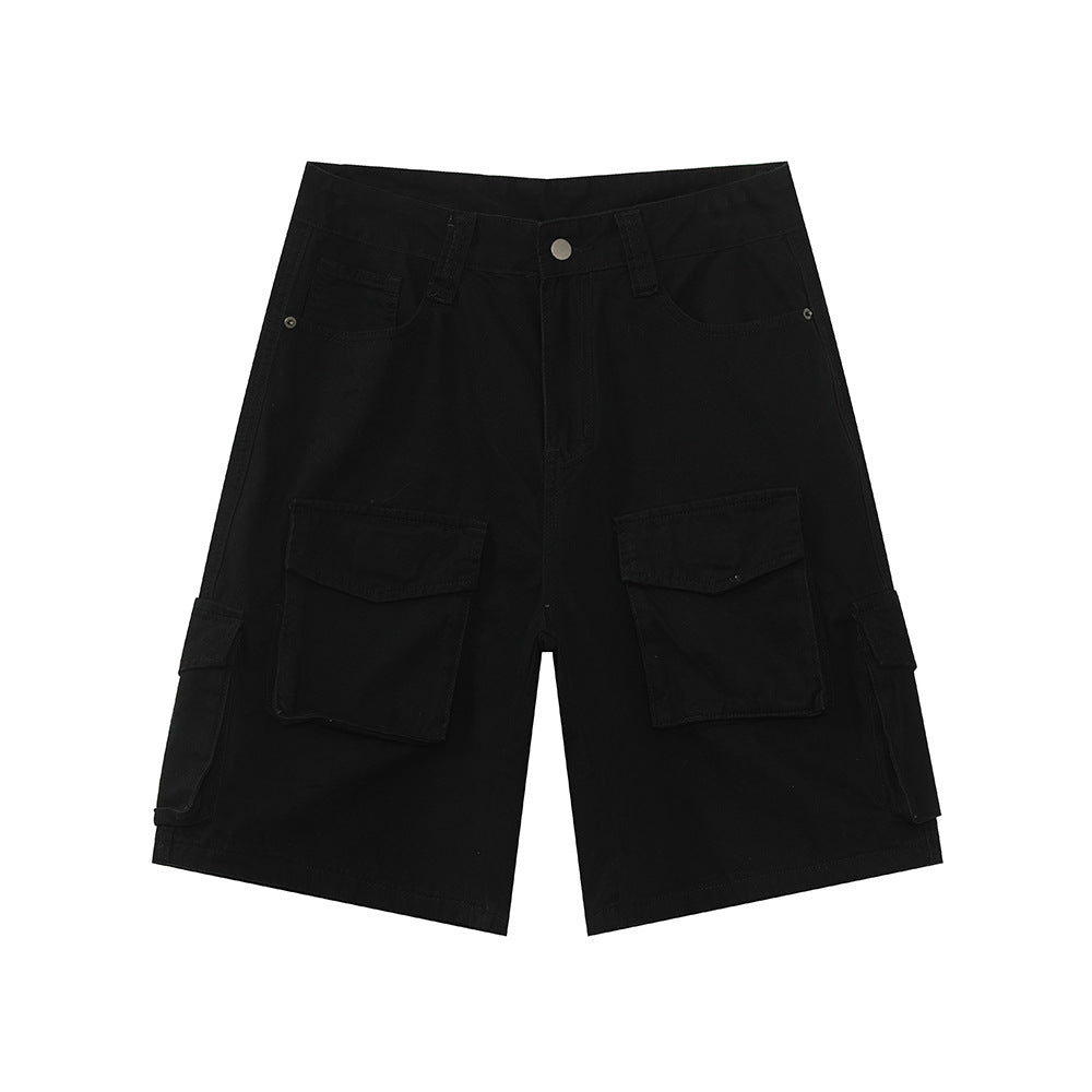 MTLCLOTHES Tooling Denim Casual Loose Pants