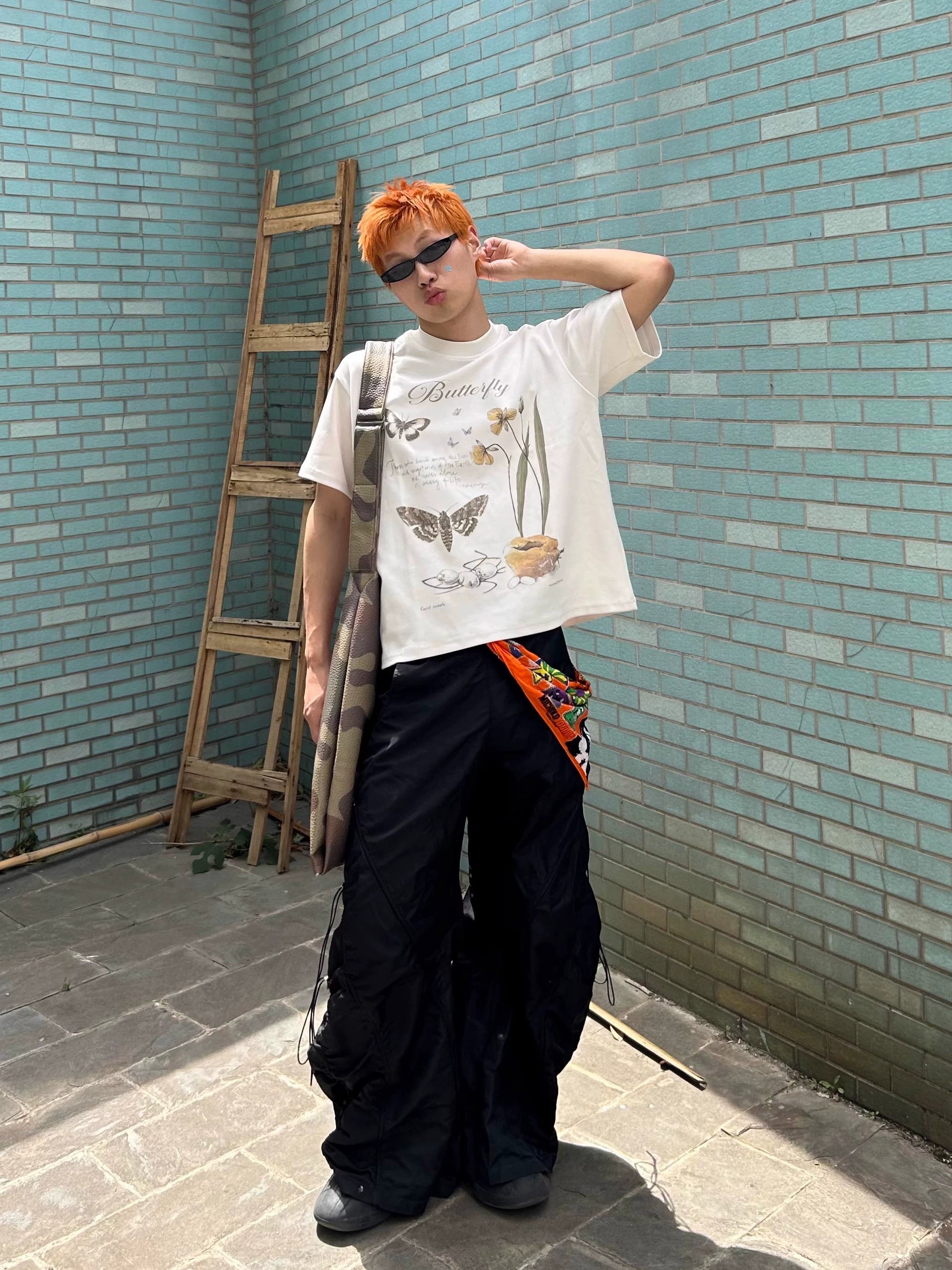 CENSMADE Reborn Butterfly Print Tee.