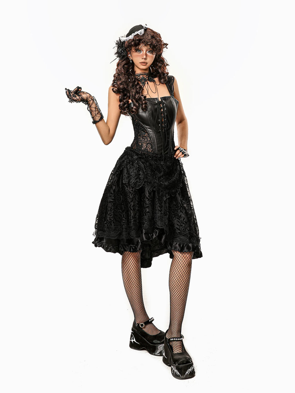 Arielink Vintage Hollow Lace Sling