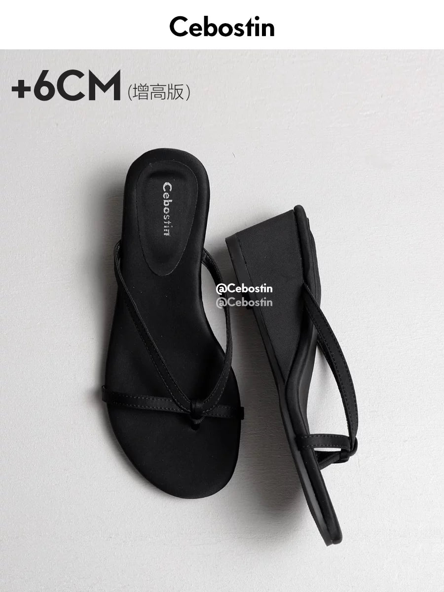 Cebostin Platform Toe Beach Shoes