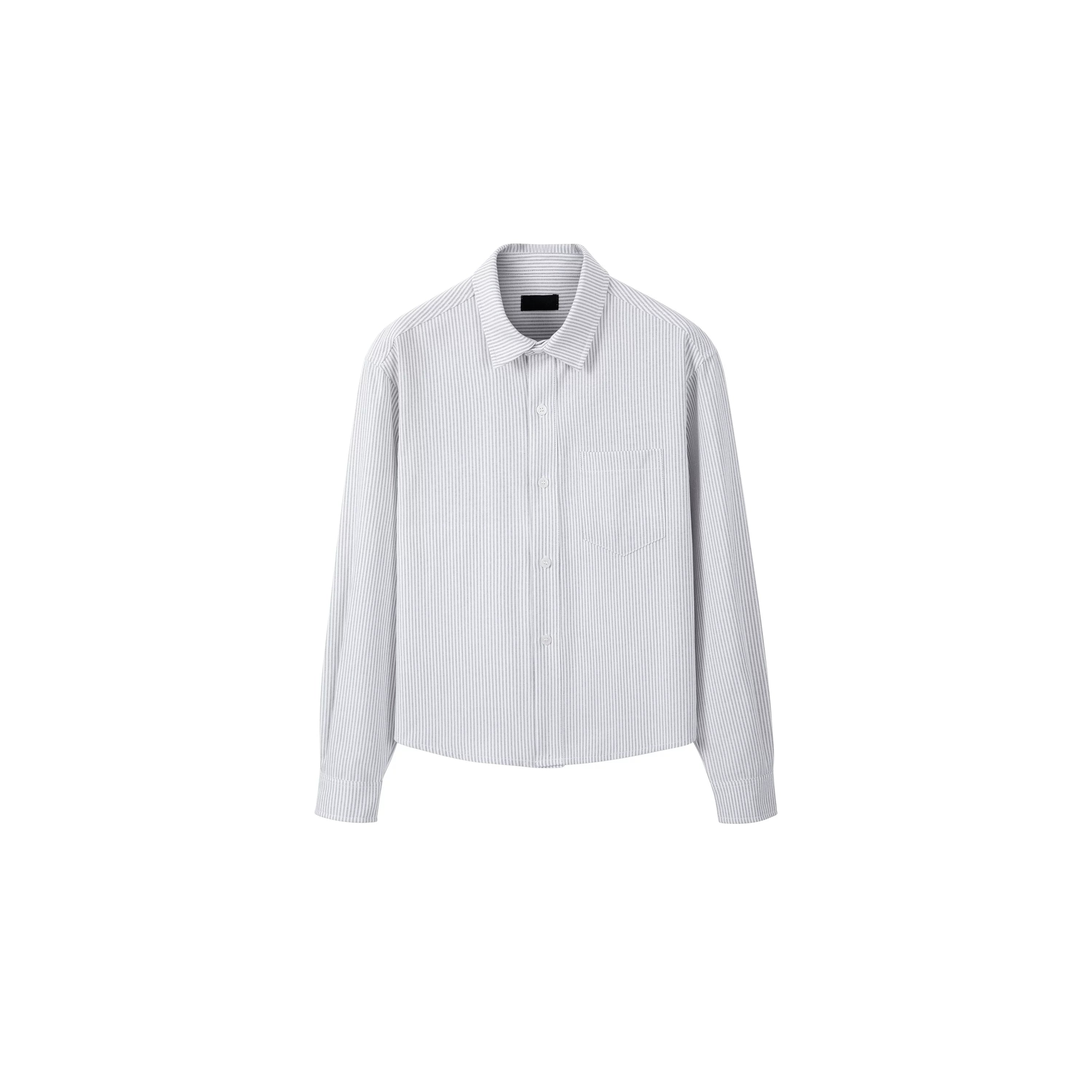 PLUS NO LOGO Striped Shoulder Shirt