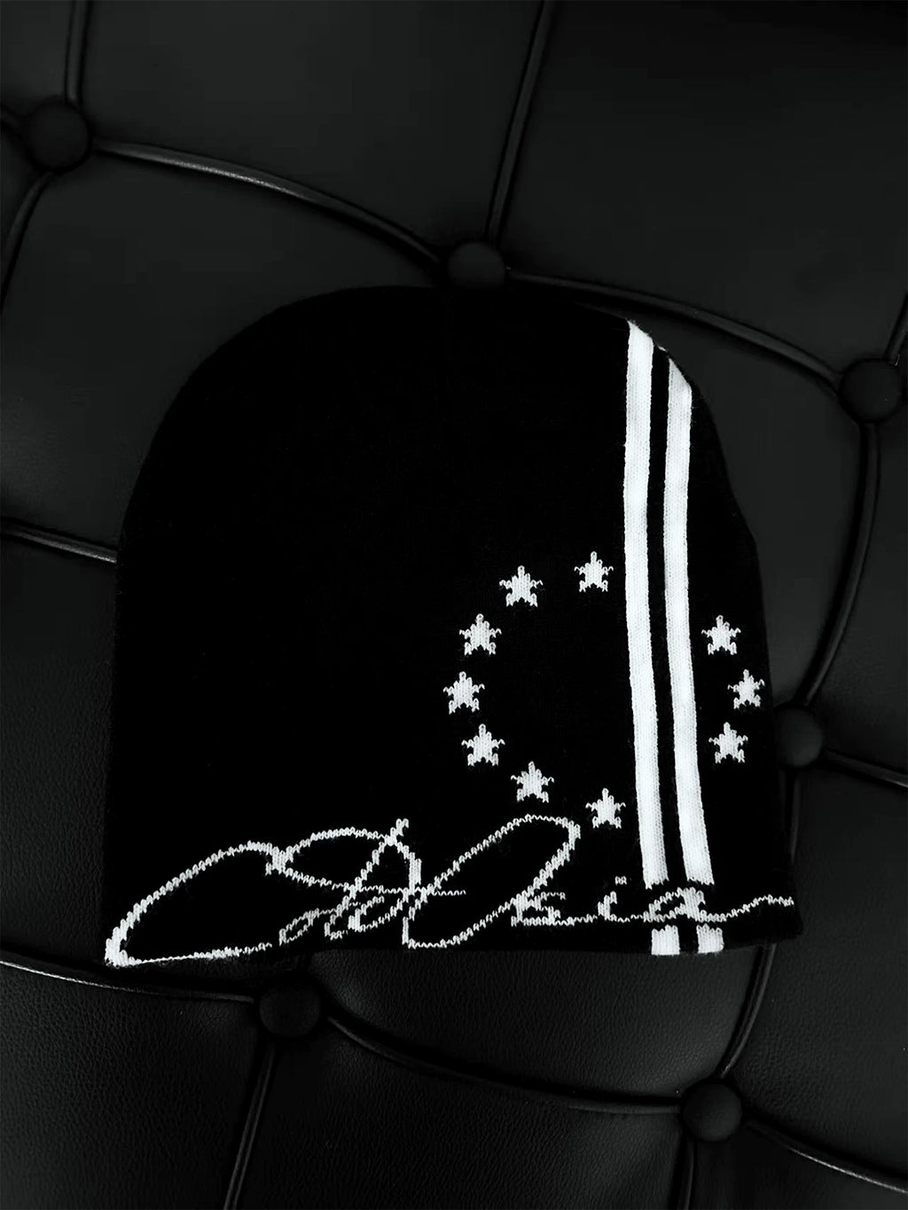 ColdAsia Star Striped Niche Knitted Wool Hat