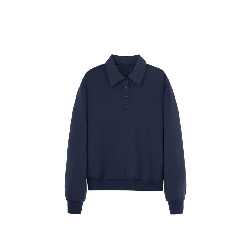 PLUS NO LOGO Wear-resistant Silky Casual Sweater