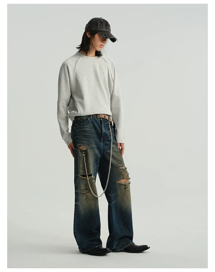 JCAESAR Casual Versatile Shoulder Sweater