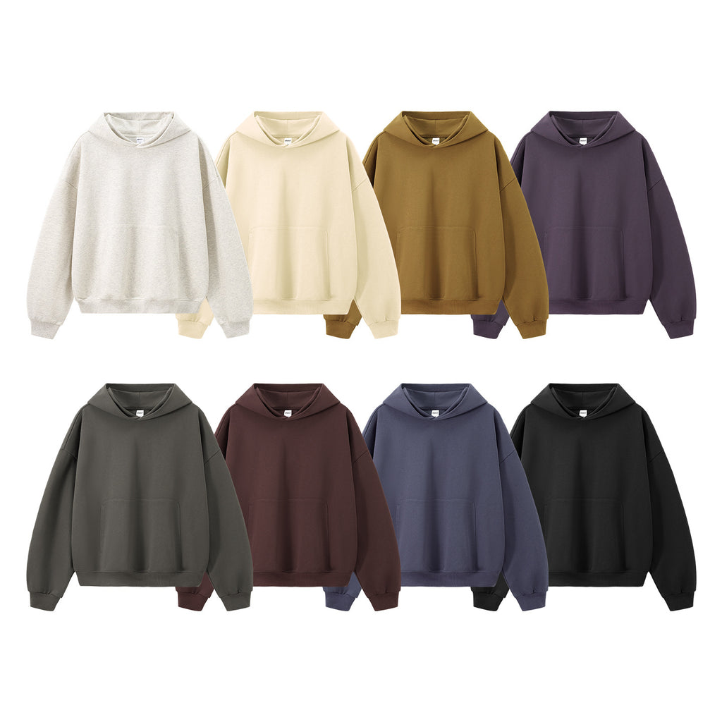 Inflation Dragon Scale Loose Hooded Sweater