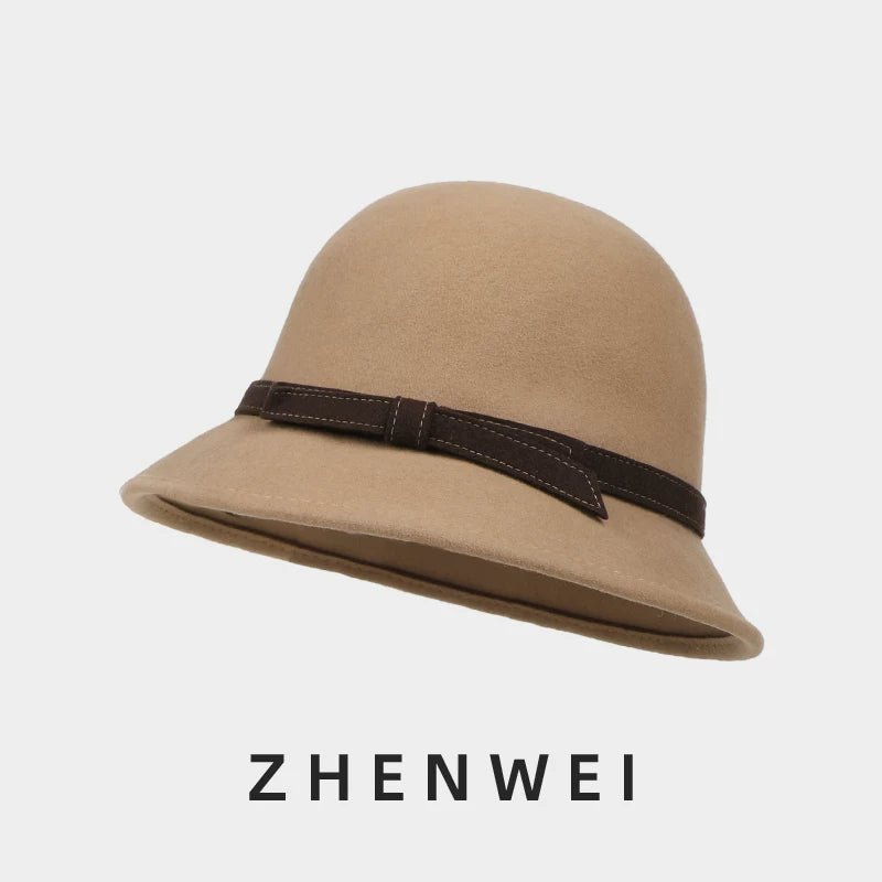 ZHENWEI Wool Extravagant Gift Hat