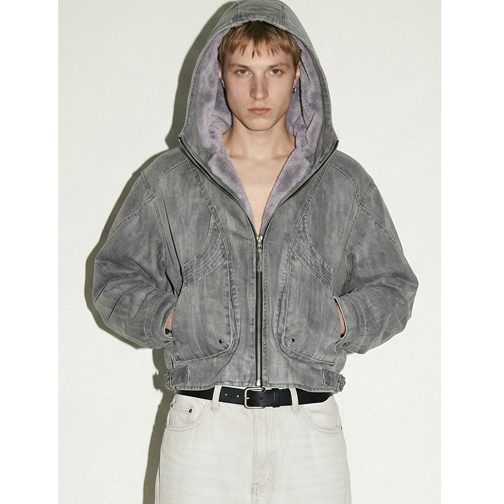 MADEEXTREME Retro Warm Hooded Jacket