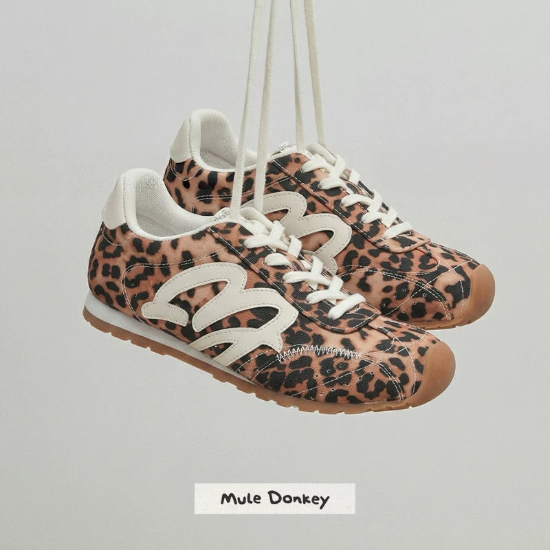 Donkey Polka Dot Versatile Simple Thin-soled Casual Shoes