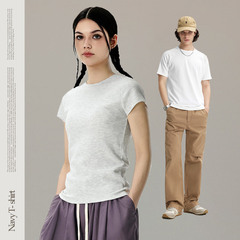 Inflation Stretch Skinny Navy T-Shirt Vest