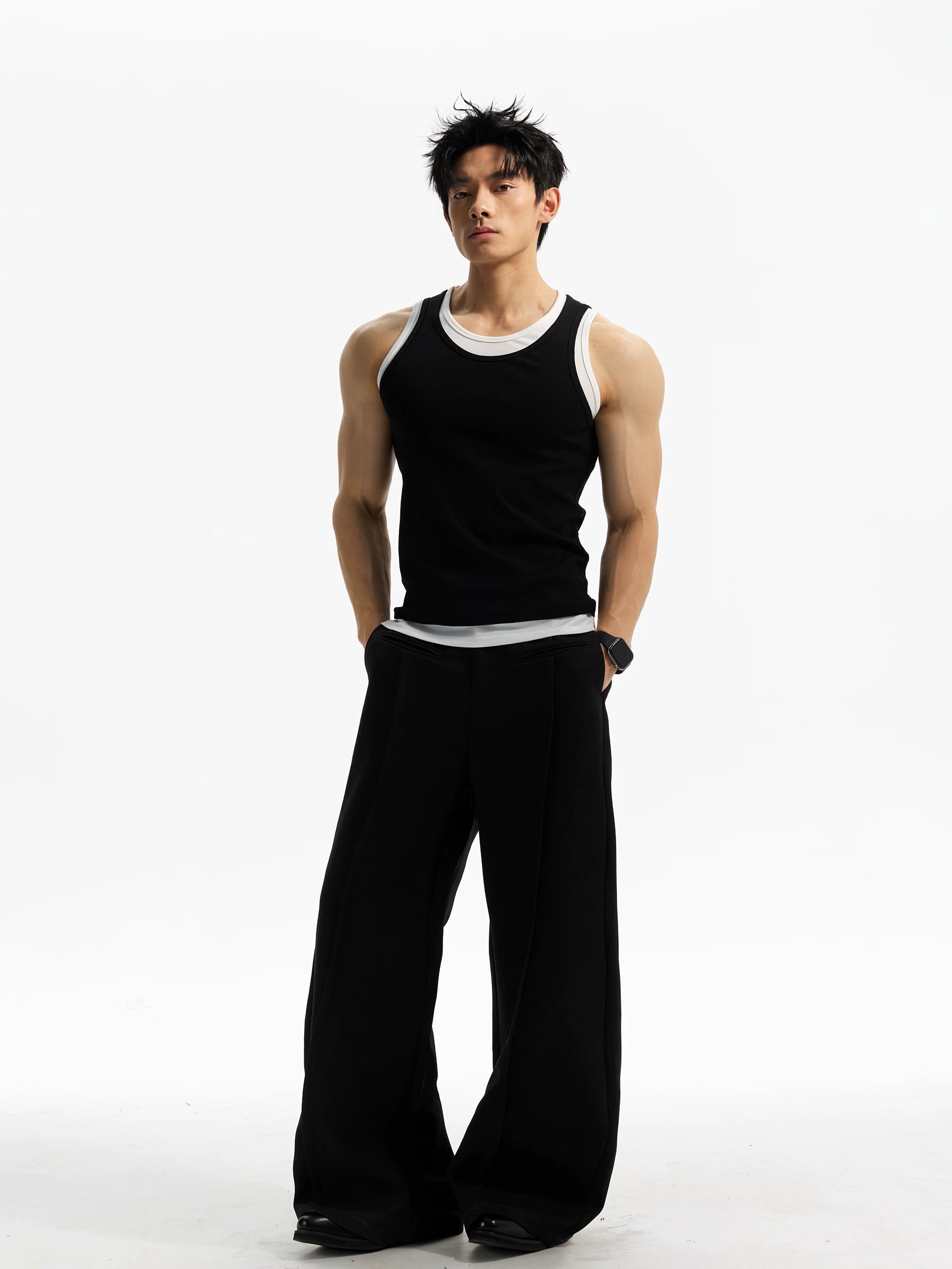 DAY NY Fake Two-piece Slim-fit Versatile Vest