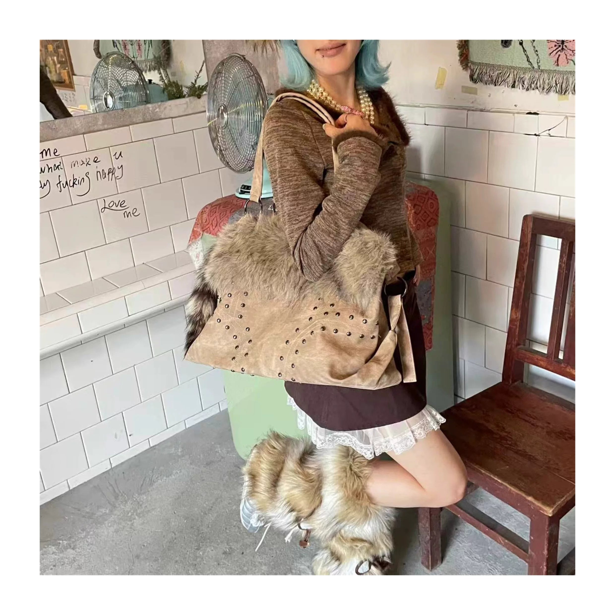 Hottie Niche Plush Versatile Tote Bag