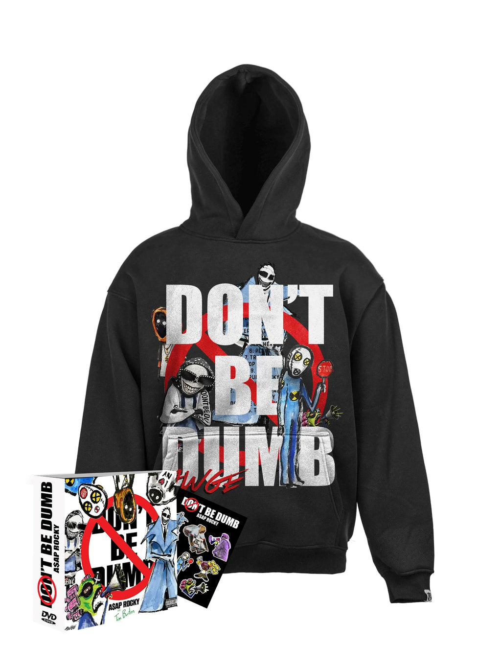 DKNT Hip Hop Loose Hooded Sweater