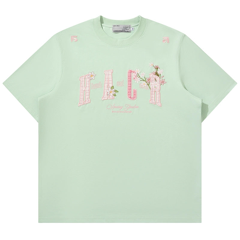HACR Small Fragrant Sticker Embroidered Shasorona Tee